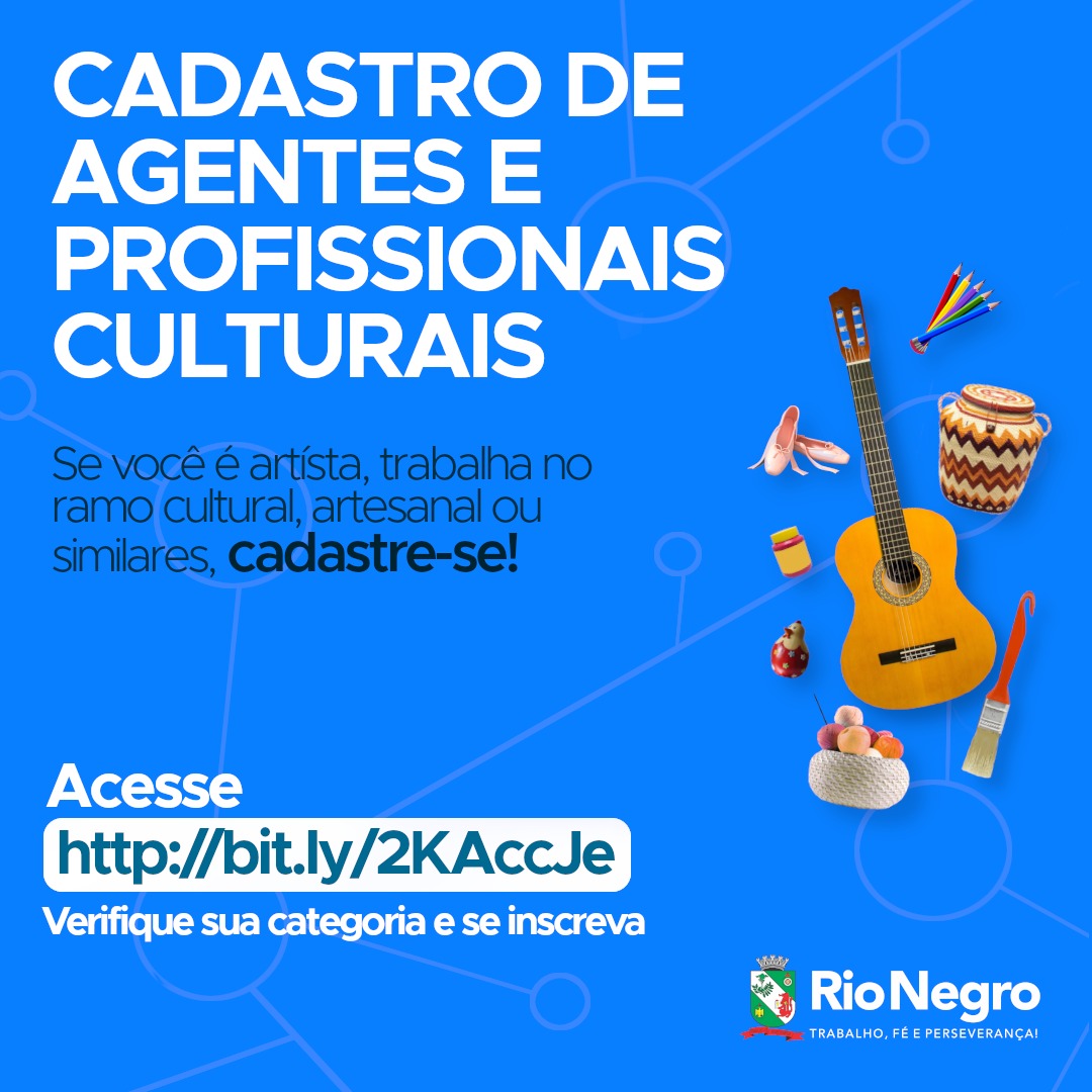 Rio Negro inicia cadastramento de atividades culturais